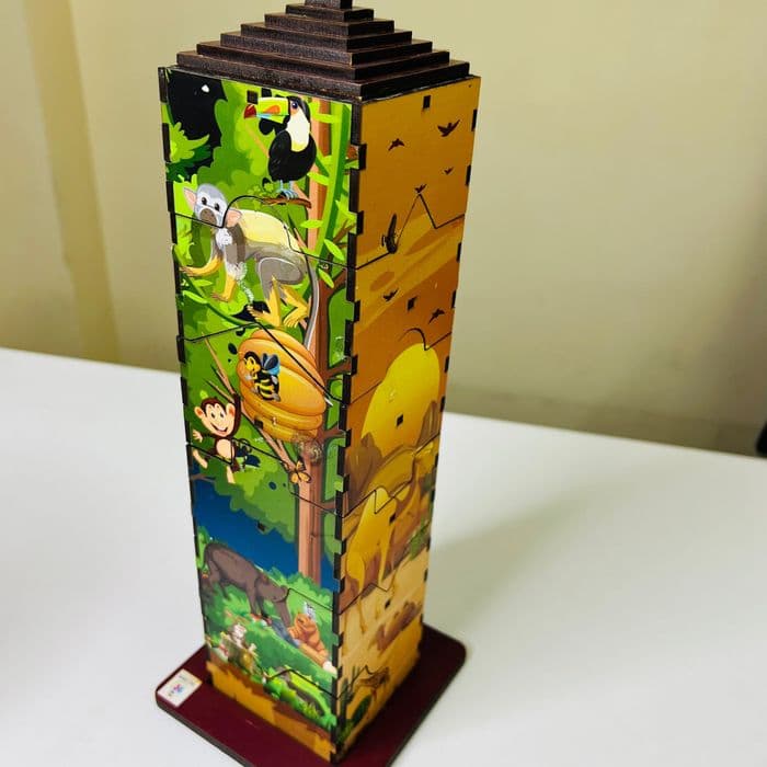 4 sided theme tower blocks
