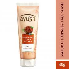 Buy Lever Ayush Natural Fairness Saffron Face Wash online United States of America [ USA ] 