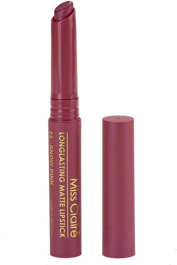 Buy Miss Claire Longlasting Matte Lipstick, Snow Pink 22