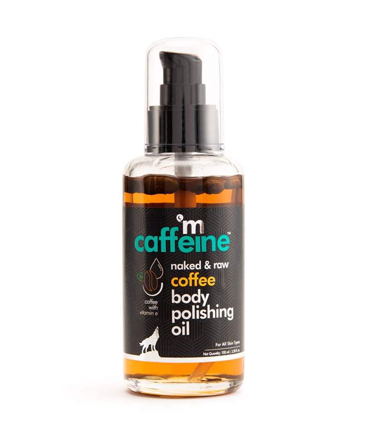 Buy mCaffeine Naked and Raw Coffee Body Polishing Olive Oil for All Skin ( Nourishing)