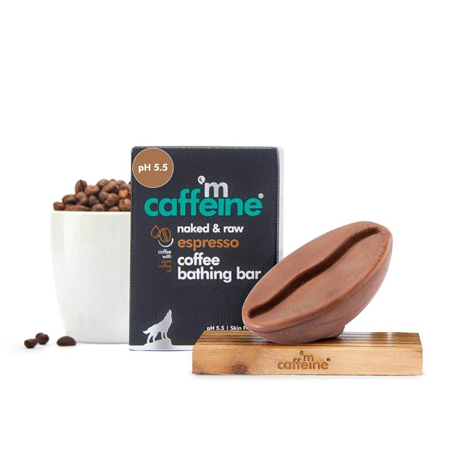 Buy mCaffeine Naked & Raw Espresso Coffee Bathing Bar Soap