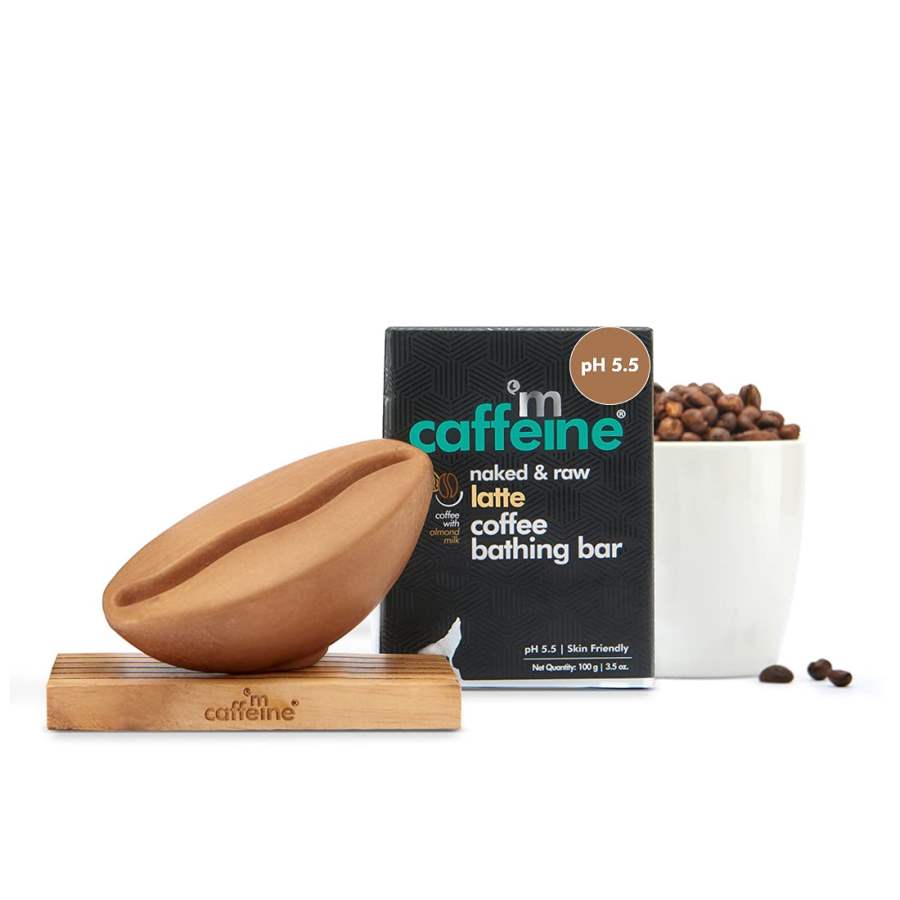 Buy mCaffeine Naked & Raw Latte Coffee Bathing Bar Soap online usa [ USA ] 