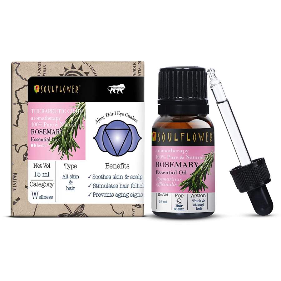Buy Soulflower Rosemary Essential Oil For Hair Growth