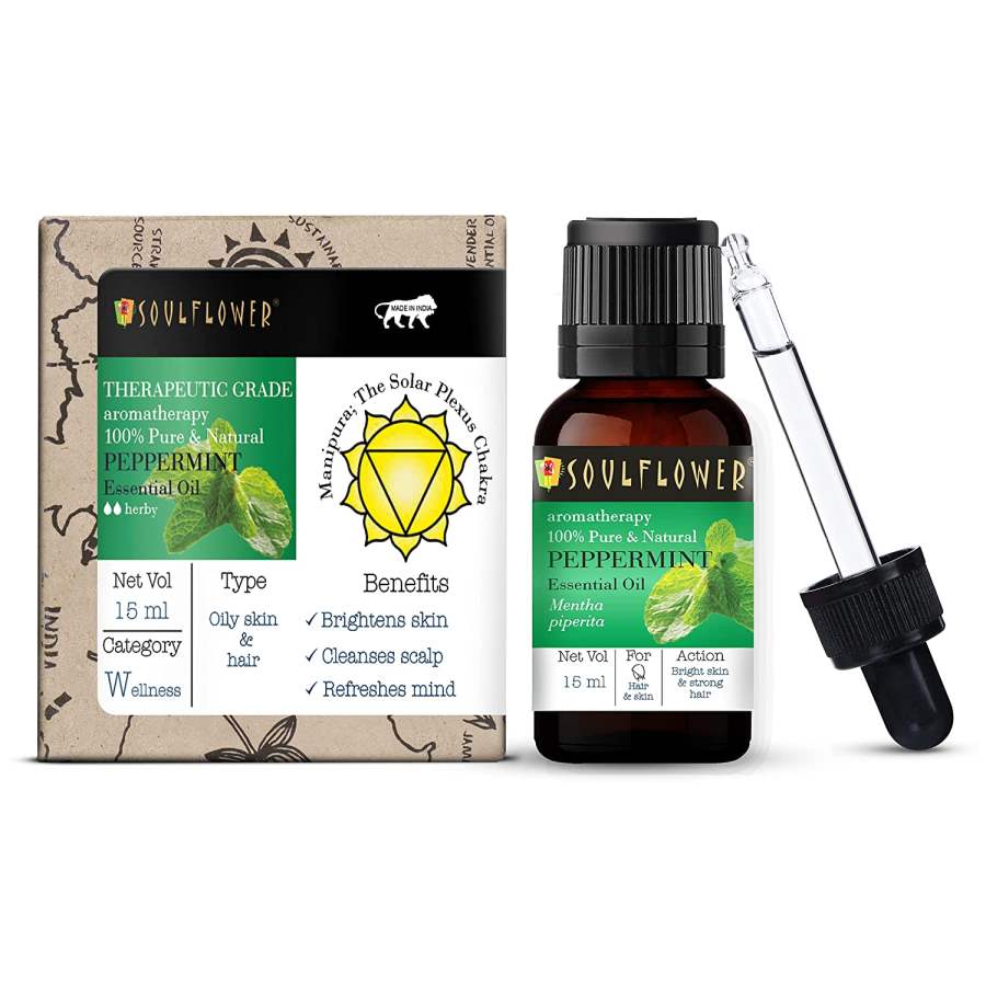 Buy Soulflower Peppermint Essential Oil