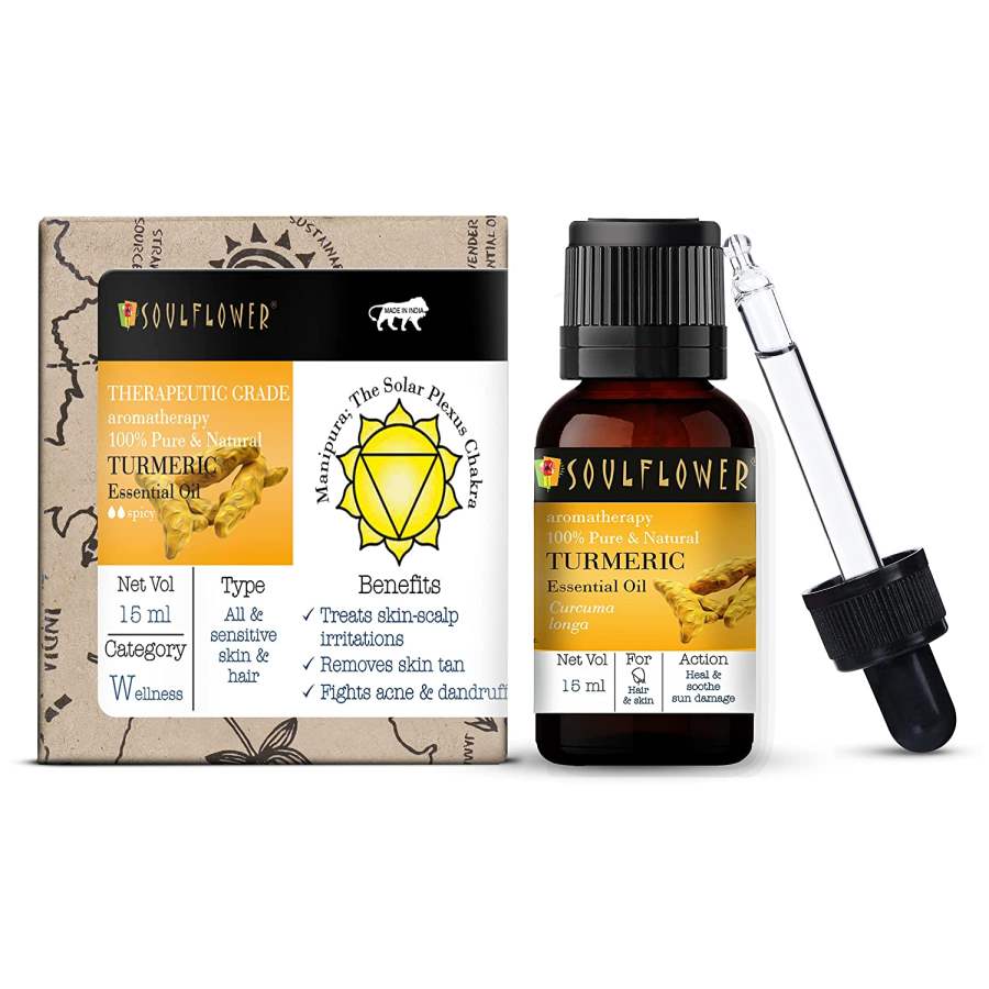 Buy Soulflower Turmeric Essential Oil for Sensitive Skin