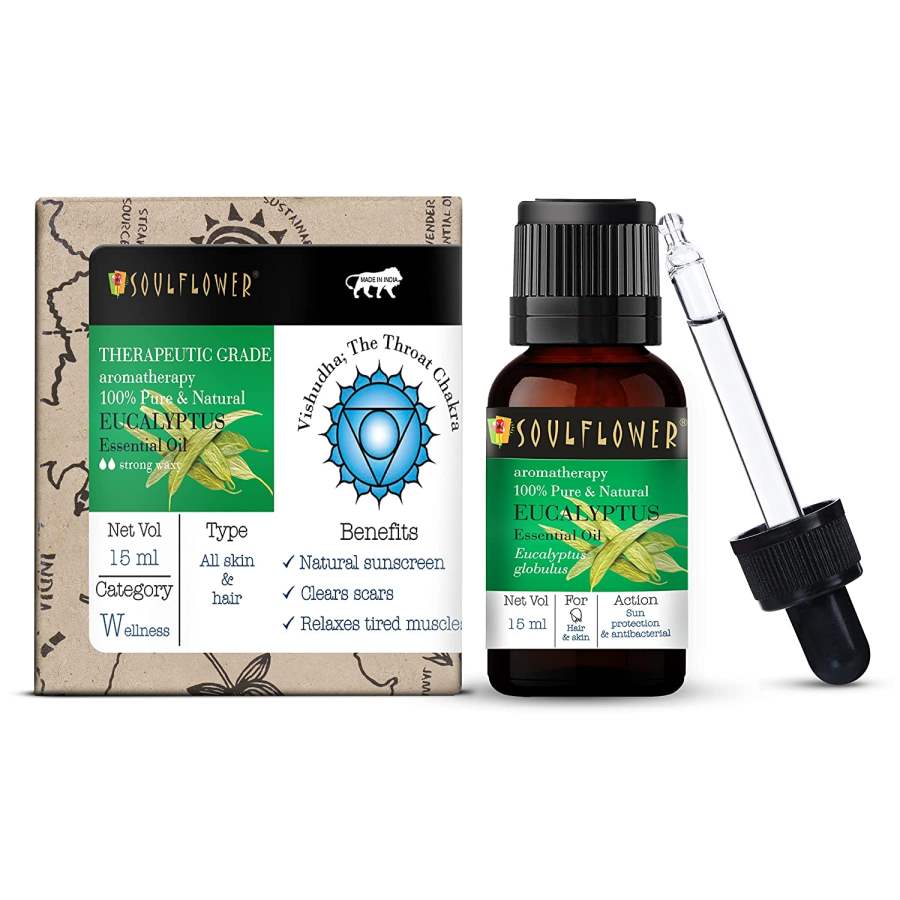 Buy Soulflower Eucalyptus (Nilgiri) Essential Oil