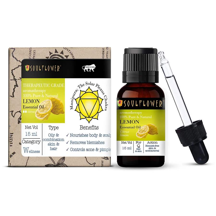 Buy Soulflower Lemon Essential Oil