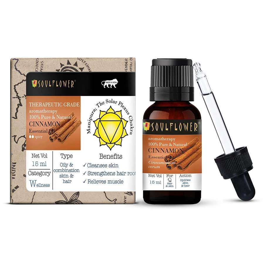 Buy Soulflower Cinnamon Essential Oil online usa [ USA ] 