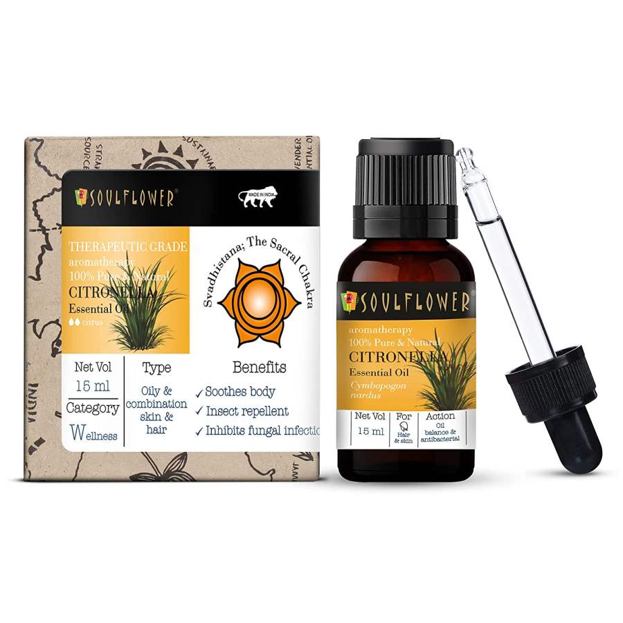 Buy Soulflower Citronella Essential Oil