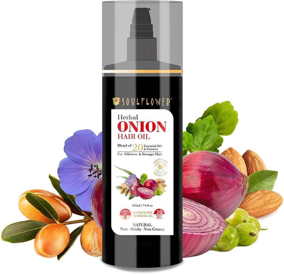 Buy Soulflower Herbal Onion Hair Oil online usa [ USA ] 