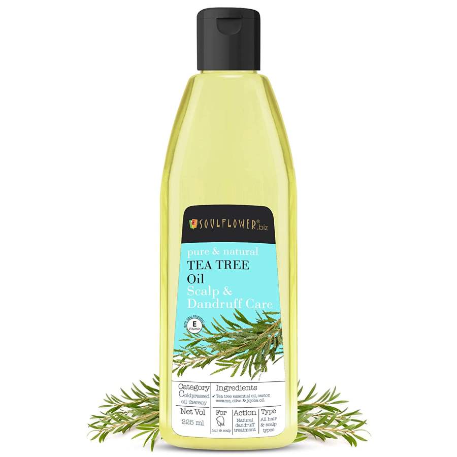 Buy Soulflower Tea Tree Scalp Anti Dandruff Oil online usa [ USA ] 
