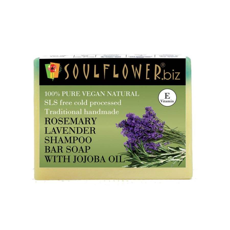 Buy Soulflower Shampoo Bar Rosemary Lavender And Jojoba online usa [ USA ] 