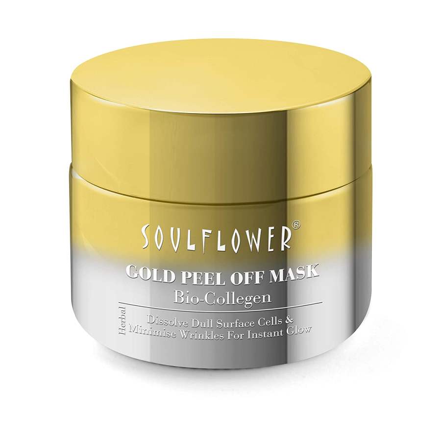 Buy Soulflower Bio-Collagen Gold Peel-Off Mask