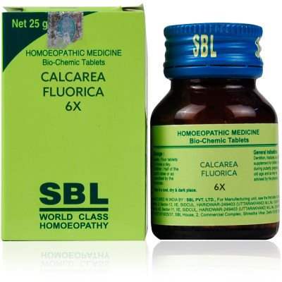 Buy SBL Calcarea Fluorica - 25 gm