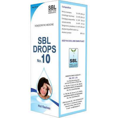 Buy SBL Drops No 10 Hot Flashes