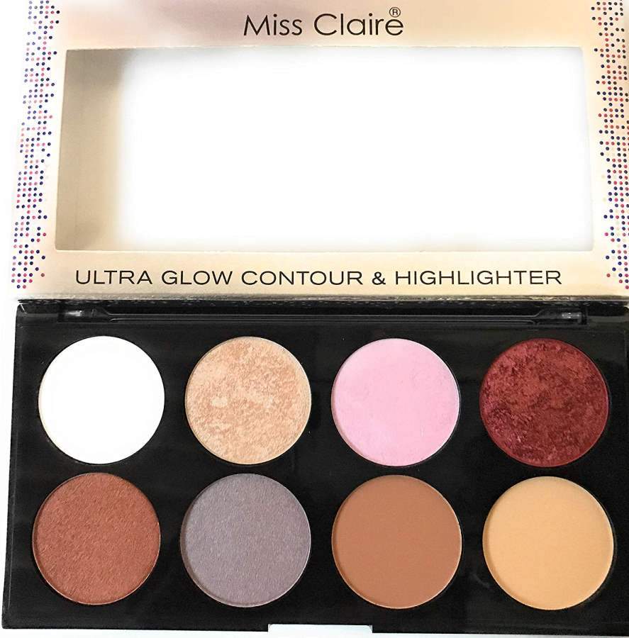 Buy Miss Claire Ultra Glow Contour & Highlighter Makeup Palette 3, Multi online usa [ USA ] 