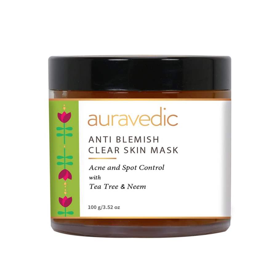 Buy Auravedic Anti Blemish Clear Neem & Tea Tree Skin Mask online usa [ USA ] 
