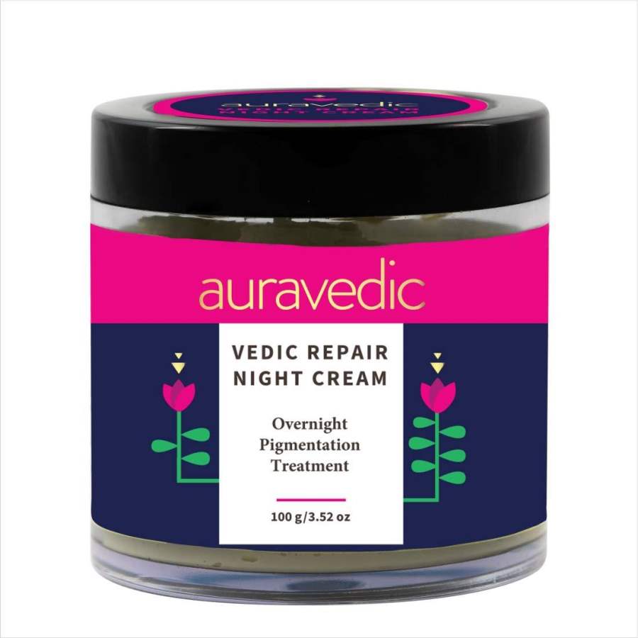 Buy Auravedic Vedic Repair Anti-Pigmentation Natural Night Cream online United States of America [ USA ] 