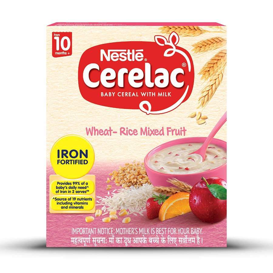 Buy Nestle Cerelac Stage 3 Wheat Rice Mixed Fruits online United States of America [ USA ] 
