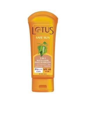 Buy Lotus Herbals Safe Sun Sunscreen SPF 40 online United States of America [ USA ] 