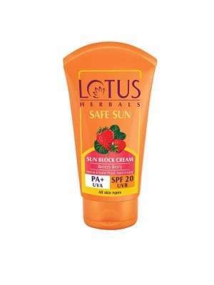 Buy Lotus Herbals Breezy Berry Safe Sunscreen online United States of America [ USA ] 