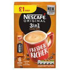 Buy Nescafe Cougar's  Original 3 in 1 Caramel 6 Mugs online usa [ USA ] 