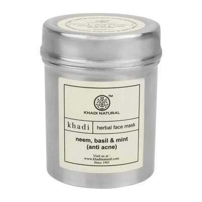 Buy Khadi Natural Neem Basil & Mint Herbal Face Mask
