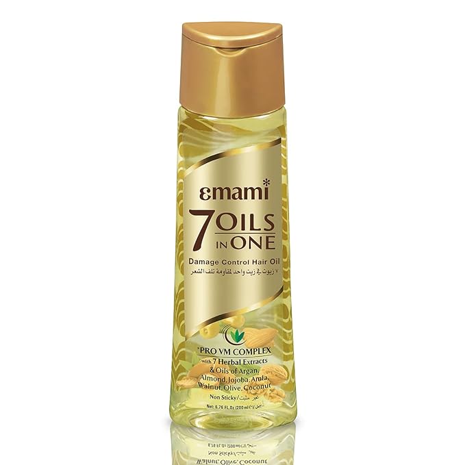 Buy Emami 7 Oils in One Non Sticky Hair Oil Strong Inside, Set Outside