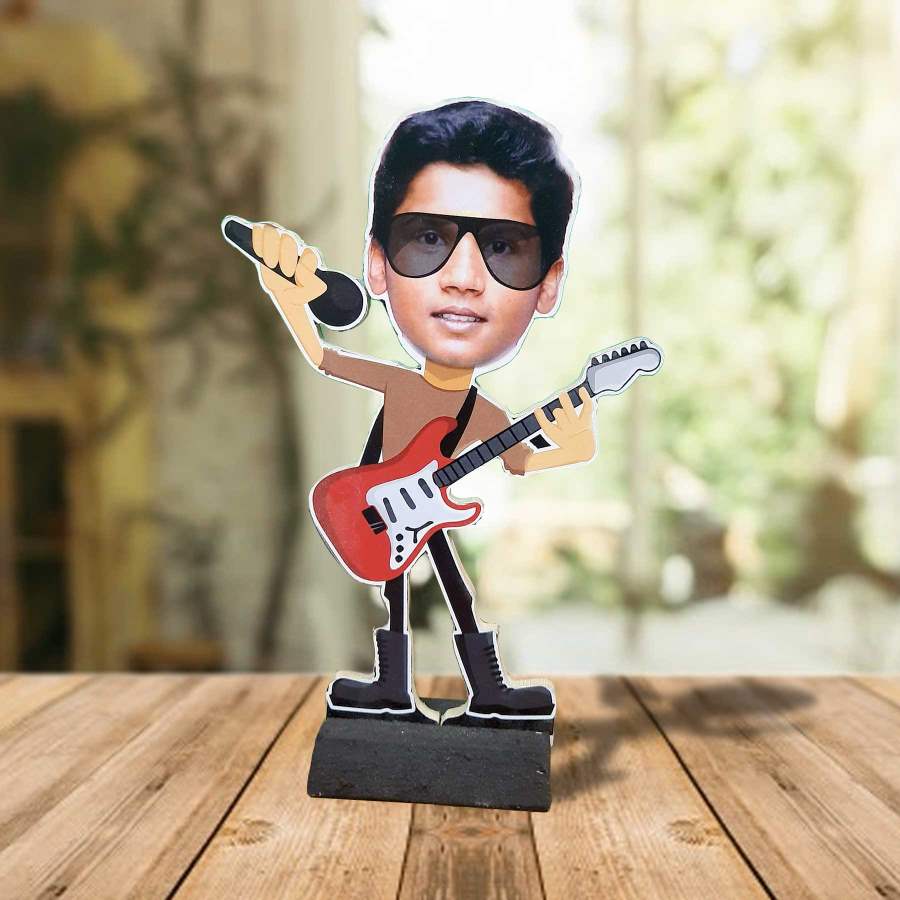 Buy Amman Traders Personalized Singer Caricature Cutout Stand online usa [ USA ] 