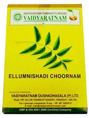Buy Vaidyaratnam Ellumnishadi Choornam online United States of America [ USA ] 