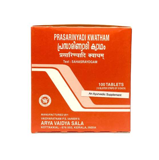 Buy Kottakkal Ayurveda Prasaranyadi Kwatham Tablets