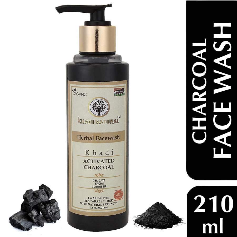 Buy Khadi Natural Activated Charcoal herbal face wash online United States of America [ USA ] 