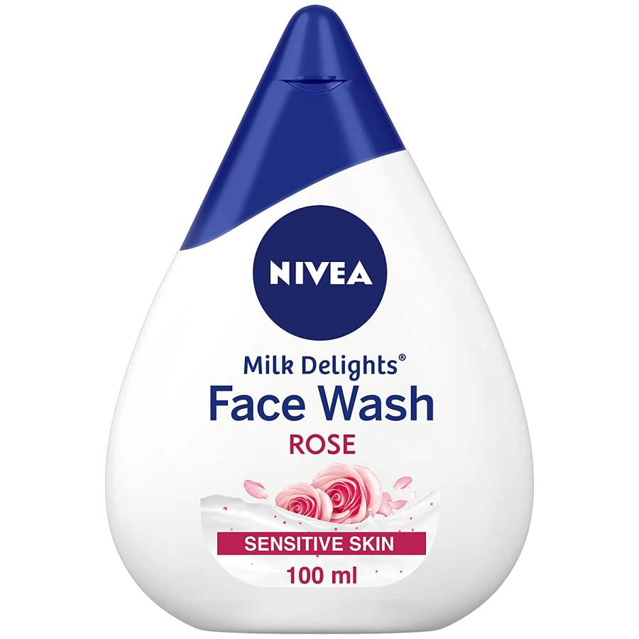 Buy Nivea Milk Delights Face Wash Caring Rosewater For Sensitive Skin online usa [ USA ] 