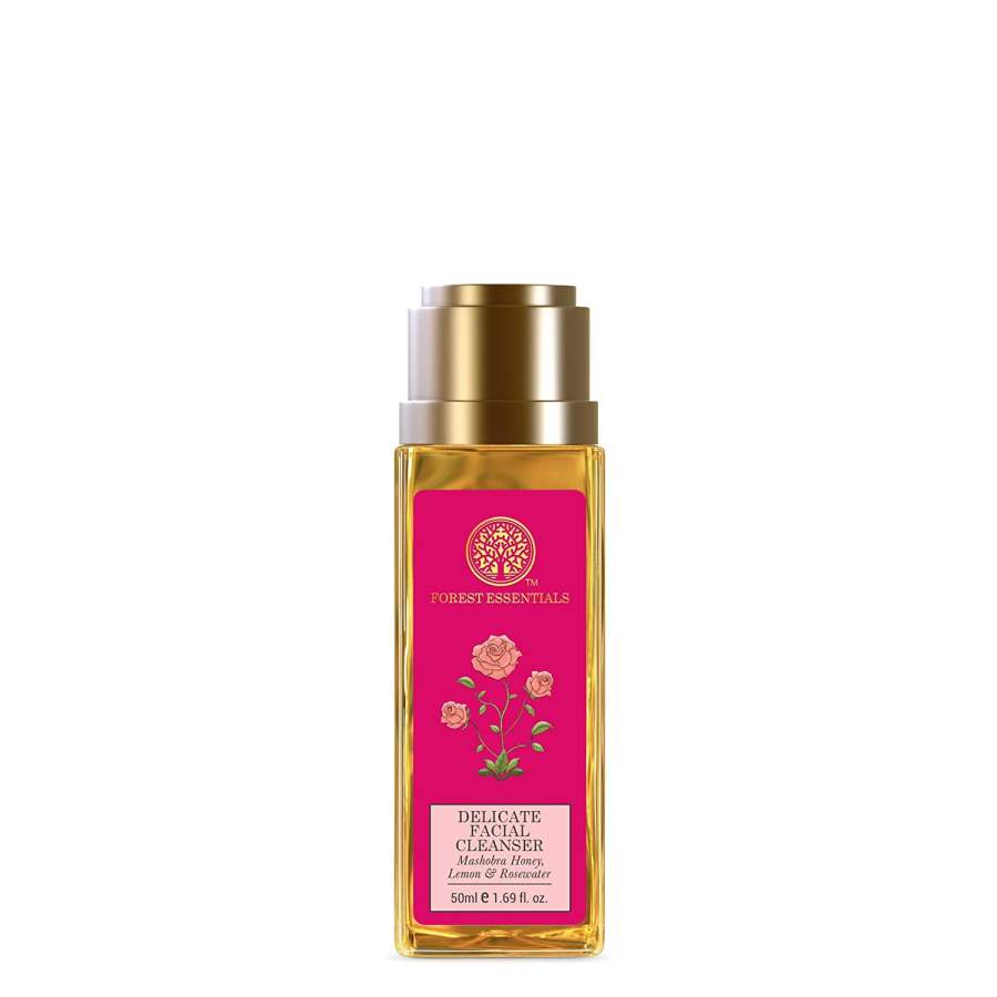 Buy Forest Essentials Travel Size Delicate Facial Cleanser Mashobra Honey, Lemon & Rosewater 50ml (Face Wash) online United States of America [ USA ] 