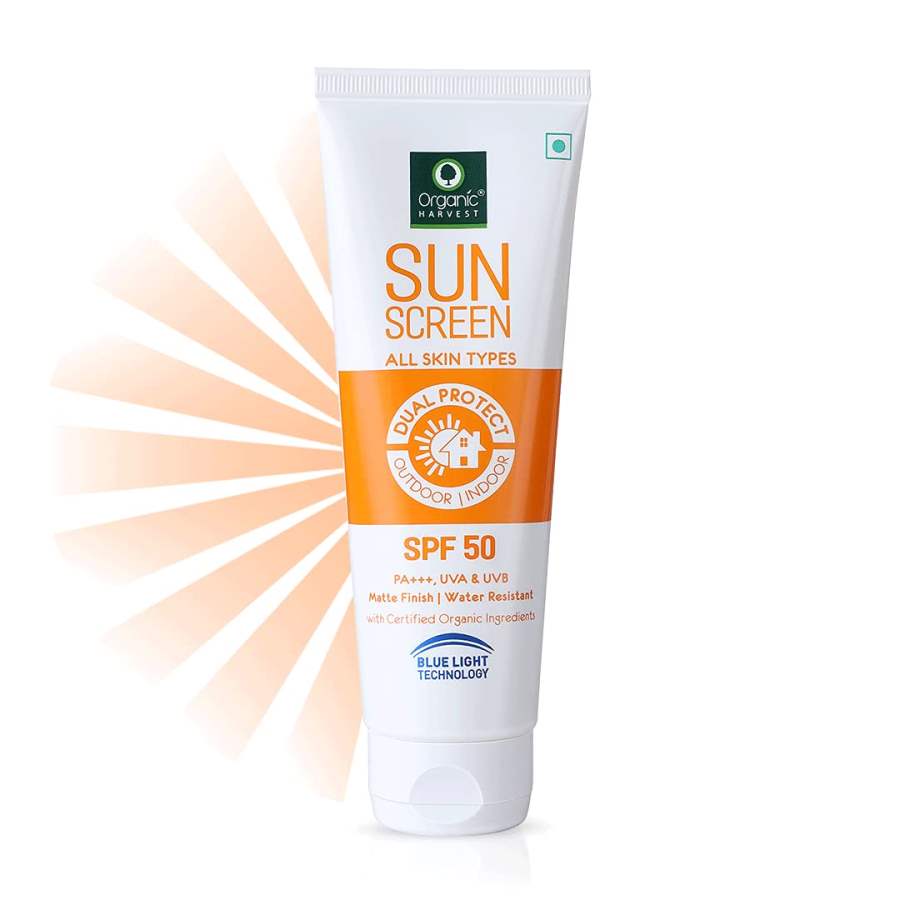 Buy Organic Harvest Sunscreen For All Skin SPF 50 online United States of America [ USA ] 