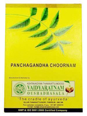 Buy Vaidyaratnam Panchagandhadi Choornam online United States of America [ USA ] 