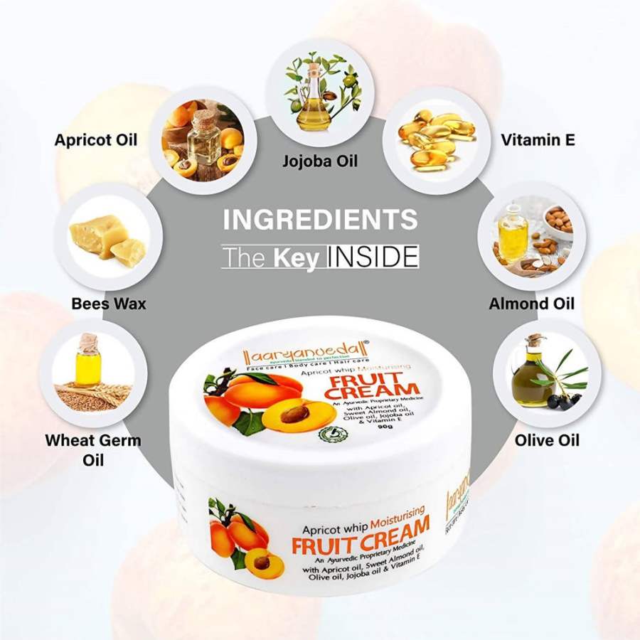 Buy Aaryanveda Apricot Whip Fruit Moisturising Cream