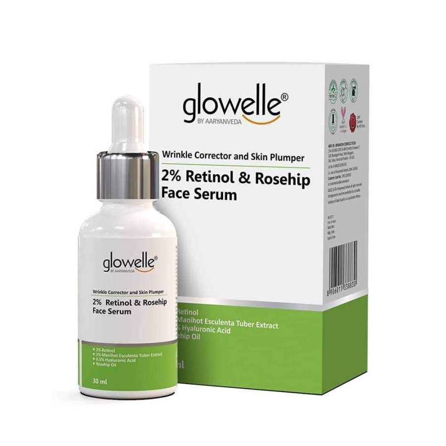 Buy Aaryanveda Glowelle 2% Retinol & Rosehip Face Serum online usa [ USA ] 