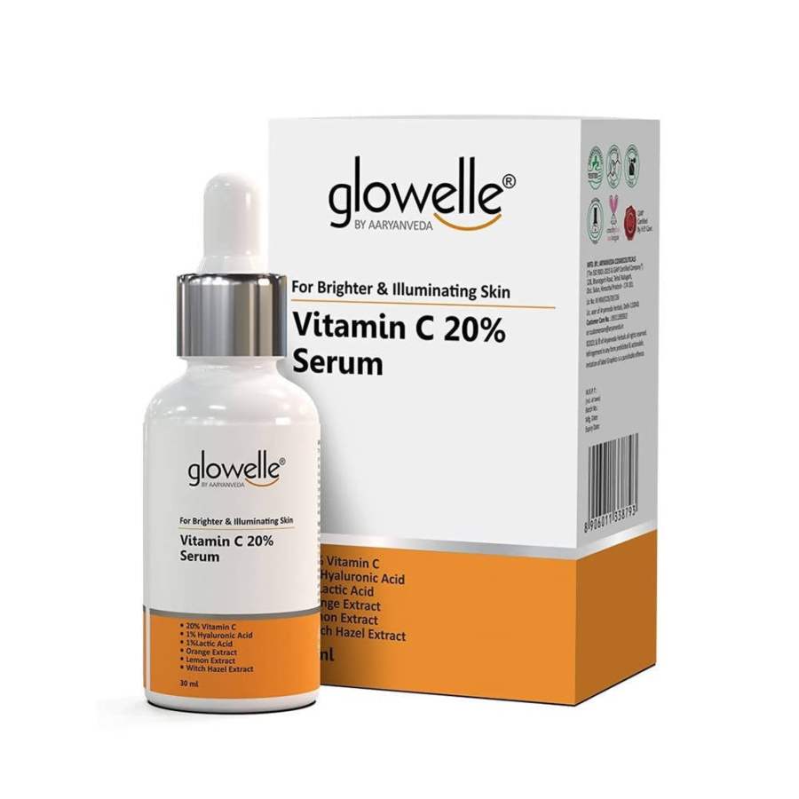 Buy Aaryanveda Glowelle Vitamin C 20% Serum - 30 ml online United States of America [ USA ] 