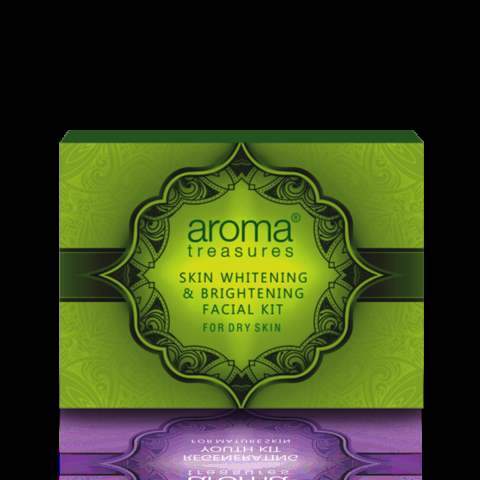 Buy Aroma Magic Aroma Treasures Skin Whitening & Brightening Facial Kit For Dry Skin online United States of America [ USA ] 