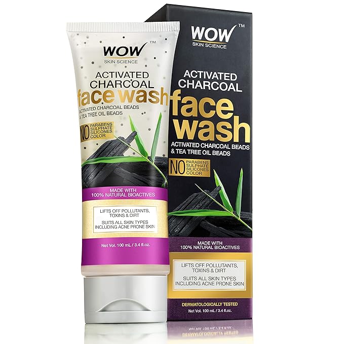 Buy WOW Skin Science Activated Charcoal Face Wash online usa [ USA ] 
