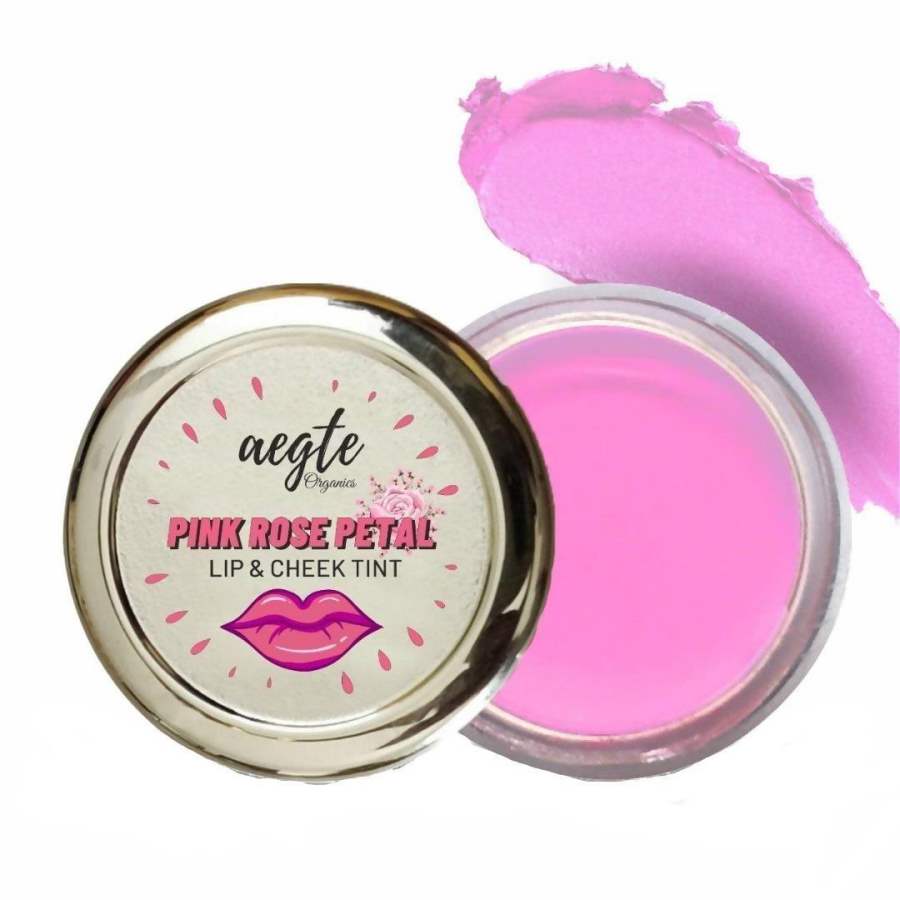 Buy Aegte Organics Pink Rose Petal Lip & Cheek Tint Balm online usa [ USA ] 