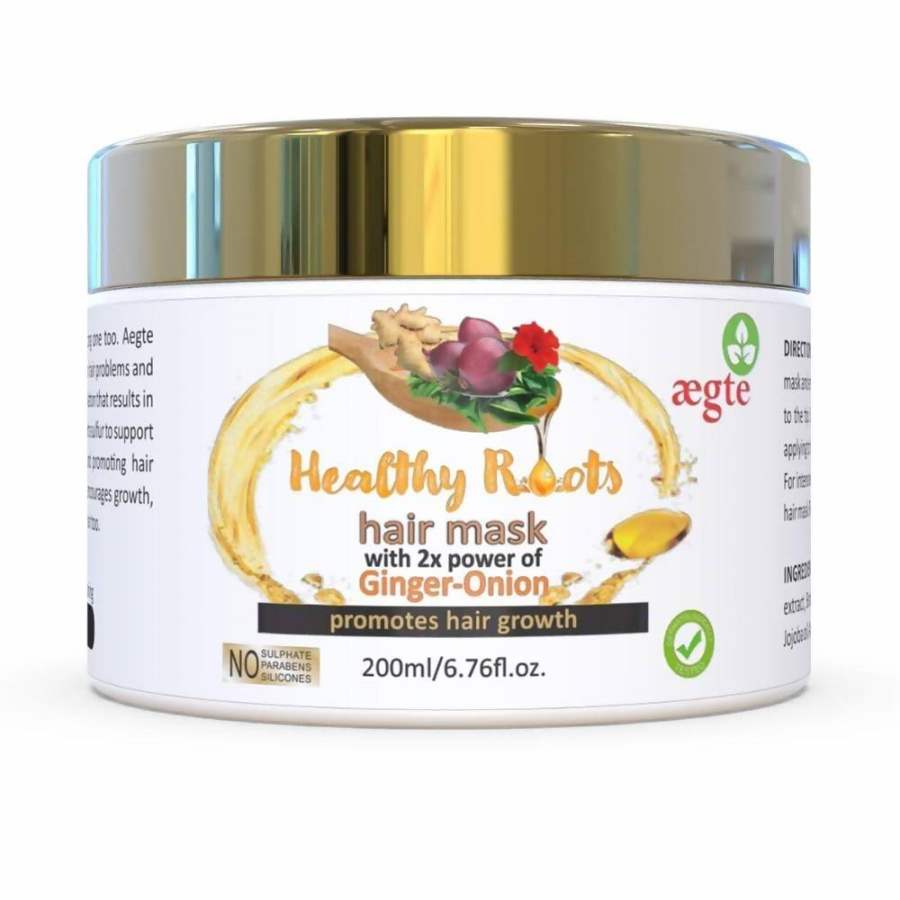 Buy Aegte Healthy Roots Hair Mask With 2X Power Of Ginger-Onion - 200 ml online United States of America [ USA ] 