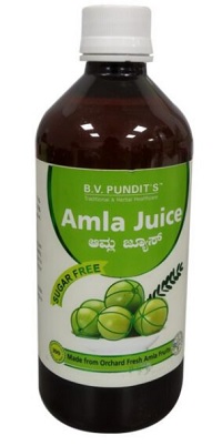 Buy BV Pandit Amla Juice without Sugar Sugar