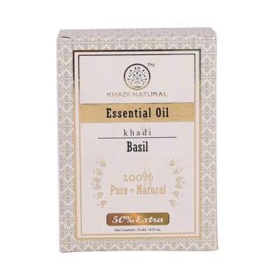 Buy Khadi Natural Basil Essential Oil