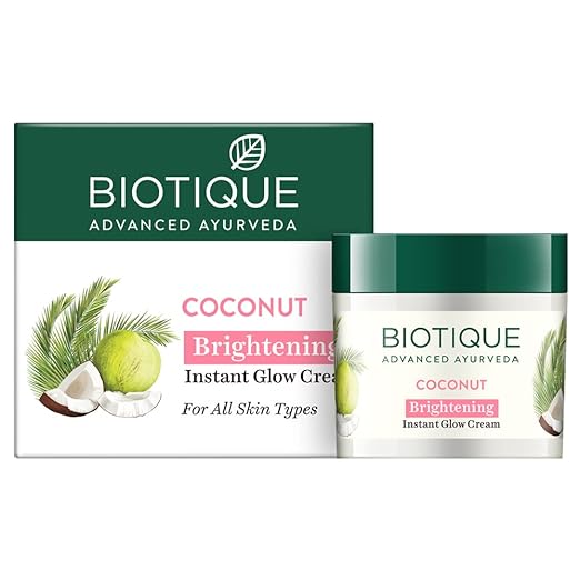 Buy Biotique Coconut Brightening Instant Glow Cream