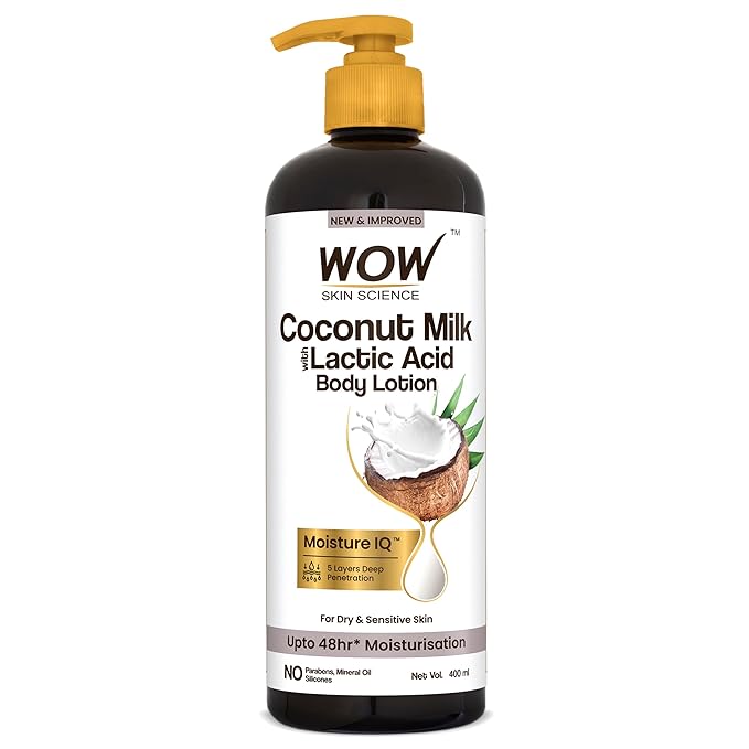 Buy WOW Skin Science Coconut Milk & Argan Oil Body Lotion - Medium Hydration online usa [ USA ] 