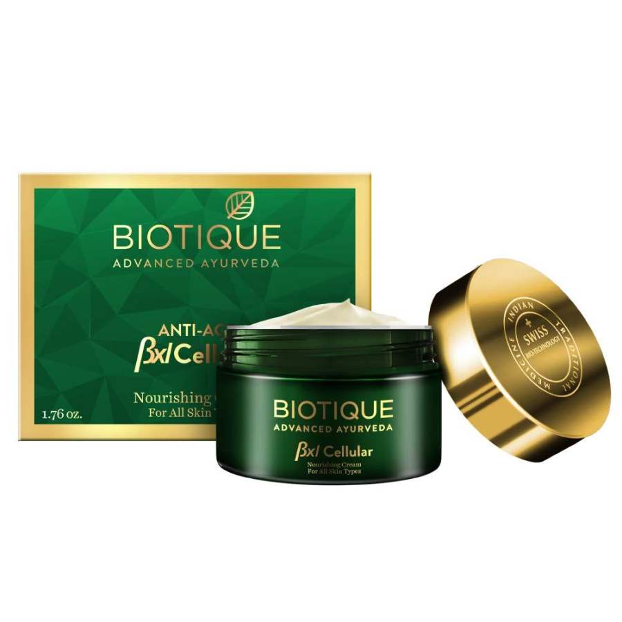 Buy Biotique Advanced Anti Age BXL Cellular Bio Saffron Nourishing Cream online usa [ USA ] 