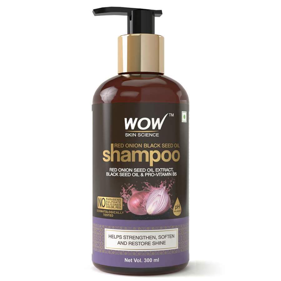 Buy WOW Skin Science Red Onion Black Seed Oil Shampoo