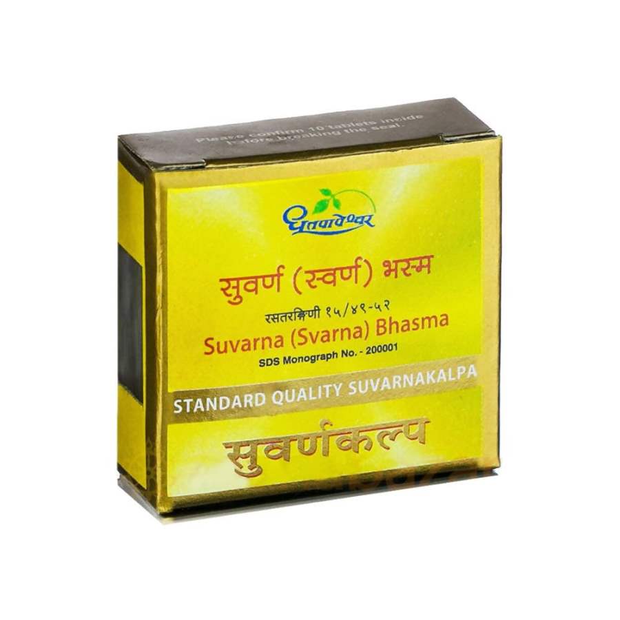 Buy Dhootapapeshwar Svarna Bhasma Standard Quality Suvarnakalpa Tablets online usa [ USA ] 